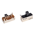 Переключатель движковый SD23D07VG4 (8 контаков, 3 положения, шток 4 мм)