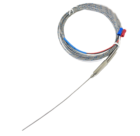 Термопара из нержавеющей стали WRNK-191, тип K, D1мм, L300mm, 1.5м (0~1100°C)