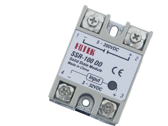 Однофазное твердотельное реле SSR-100DD (DC-DC)