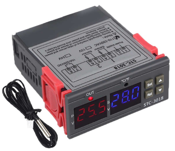 Цифровой терморегулятор STC-3018 12V