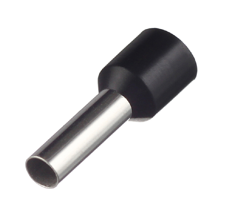 Наконечник-гильза для провода D 1.5 L-8 mm (черный)