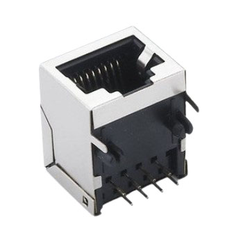 Гнездо на плату RJ45 (угловое)