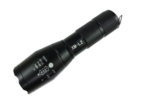 Фокусируемый фонарь на CREE XM-L2, 3 режима + аккумулятор и зарядное устройство