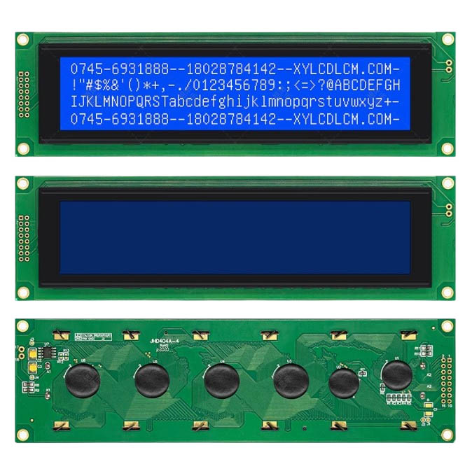 LCD дисплей 4004А символьный с синей подсветкой (3.3 Вольта)