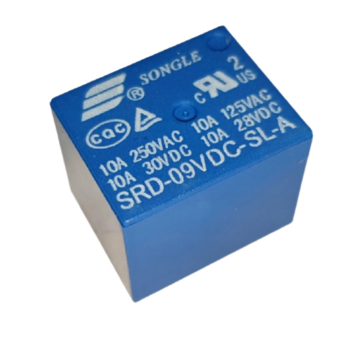 Электромагнитное реле SRD-09VDC-SL-C , 10A,250VAC