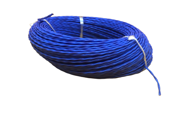 Компенсационный кабель KXFF для термопары К-типа, 2 * 7 * 0,2, синий 