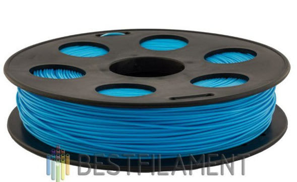 Голубой PLA пластик Bestfilament для 3D-принтеров 0.5 кг (1,75 мм)