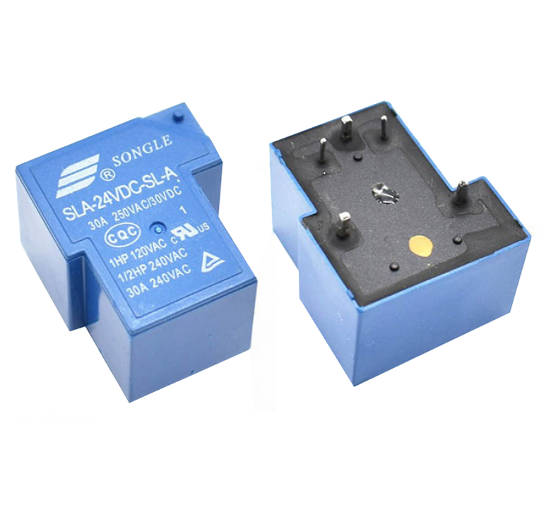 Электромагнитное реле SLA-24VDC-SL-A 30A, 250VAC, 30VDC