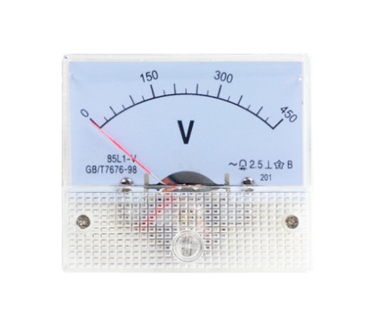Аналоговый вольтметр 85L1 AC 0-450V, 64x56мм