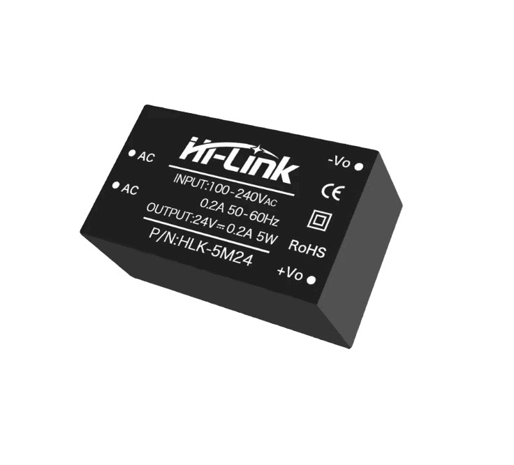 Мини блок питания Hi-Link HLK-5M24 AC-DC 24V 200mA