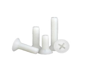 Винт нейлоновый с потайной головкой M2.5 - 8mm