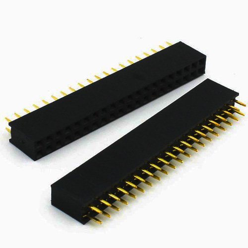 Двухрядная линейка PBD-40 2*20 pin, мама, 2,54 мм