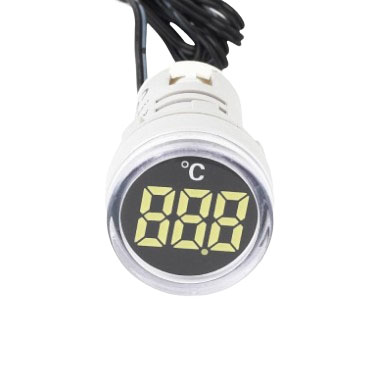 Термометр AD16-22TM -20°C~199°C, AC60-380V с датчиком 1 метр (белый)