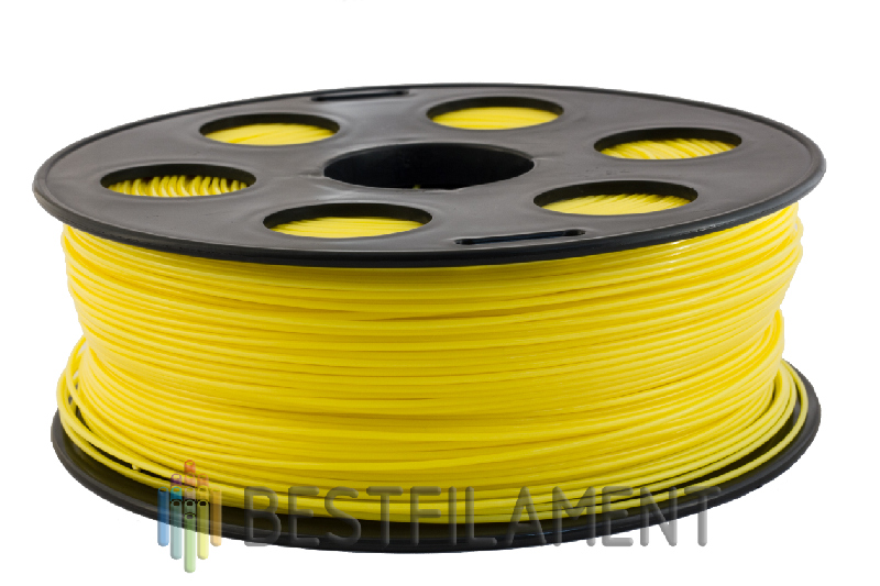 Желтый PLA пластик Bestfilament для 3D-принтеров 1 кг (1,75 мм)