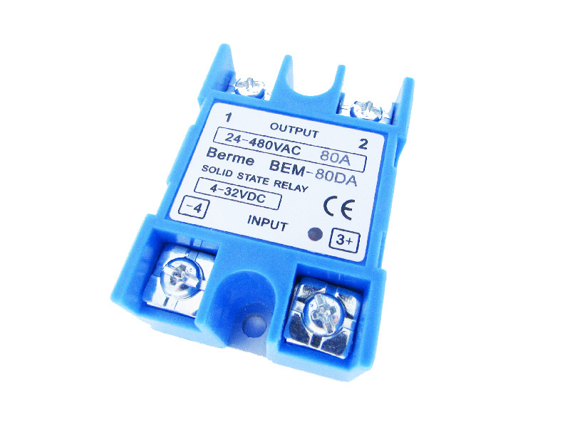 Однофазное твердотельное реле Berme SSR-80DA (DC-AC)
