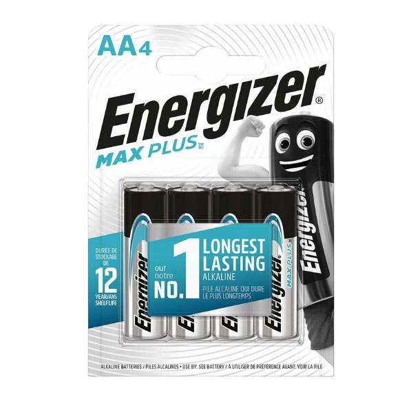Батарейка Energizer MAX Plus, AA LR6, 1.5V (цена за 1 штуку)