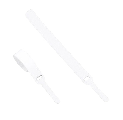 Стяжка липучка 145mm для проводов, белая