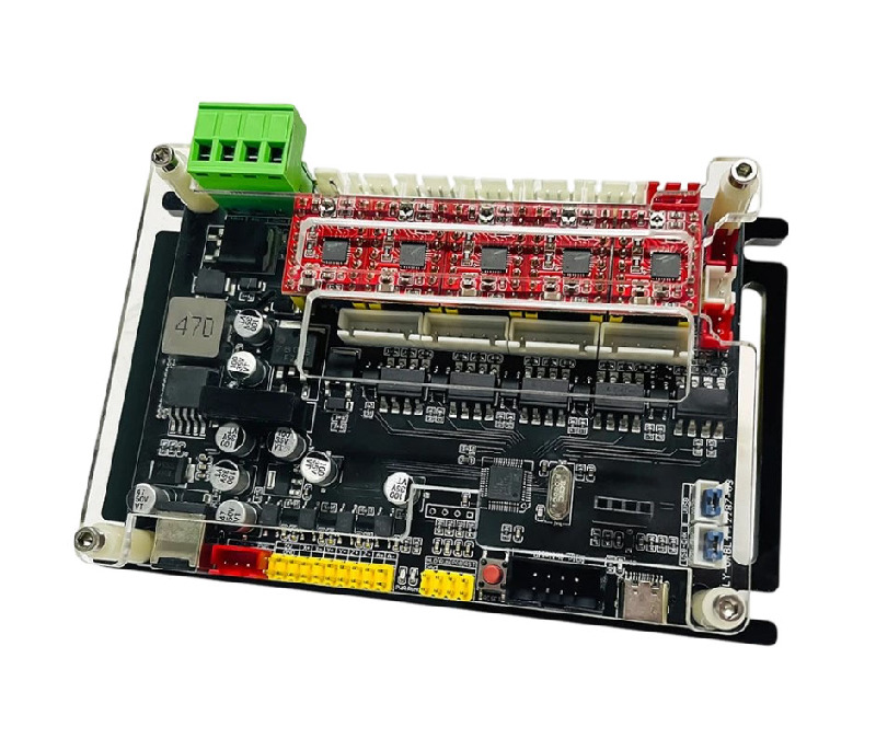 Плата управления двигателями CB-4Axis-3.0 на 4 оси GRBL (в прозрачном корпусе)
