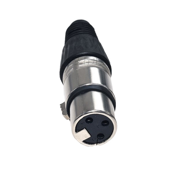 Штекер мама XLR 3 pin металлический