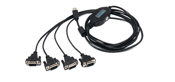 Кабель "UT-8814" USB папа-RS232 X 4 папы