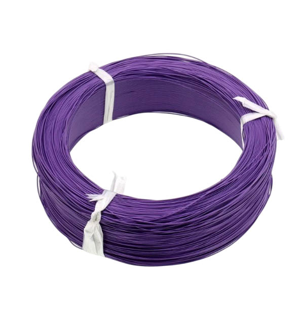 Провод тефлоновый AF200 (FF46-1) высокотемпературный, фиолетовый (-65С до +200С) 0.12 мм²