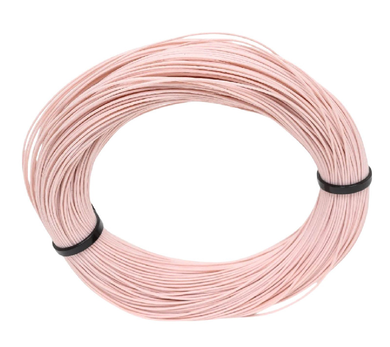 Провод тефлоновый AF200 (FF46-1) высокотемпературный, розовый (-65С до +200С) 0.5 мм²