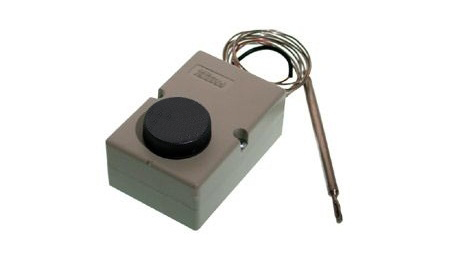Капиллярный термостат 220V, 30-110°C, 2 контакта в корпусе