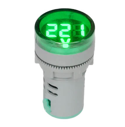 Вольтметр AD16-22DV AC60-500V, зеленый
