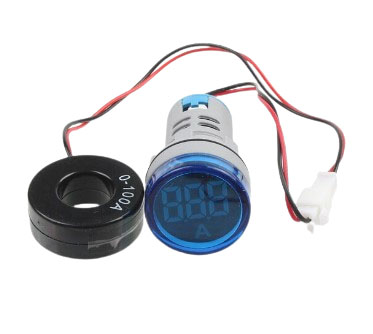 Амперметр AD16-22DSA 100 Ампер, синий