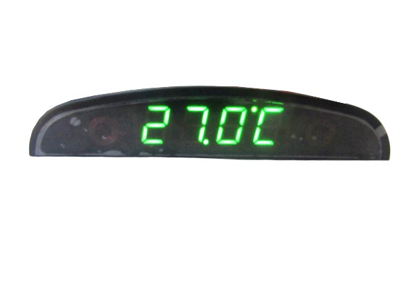 Термометр автомобильный 4 В 1 зеленый