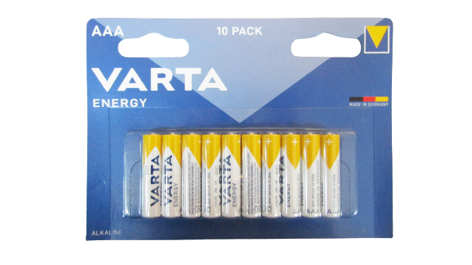 Батарейка VARTA ENERGY, AAА LR03, 1.5V (цена за 1 штуку)