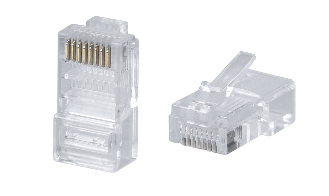 Пластиковый разъем RJ45 (10 штук)