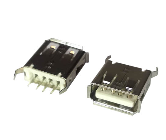 Гнездо USB 2.0 180° на плату (А-110)