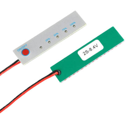 Индикатор уровня заряда LI-Ion аккумуляторов 2S 8.4V