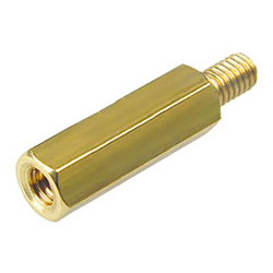 Стойка латунная мама-папа M3 x 19+6mm, PCHSN-19