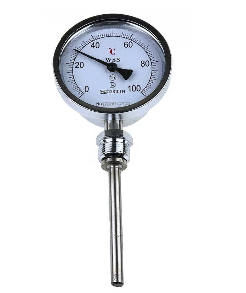 Биметаллический термометр WSS - 411, 0~100°C (L=100MM)