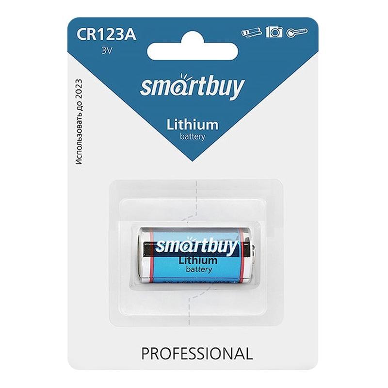 Батарейка Smartbuy CR123A, 3V