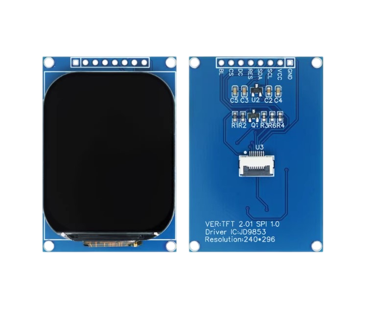Дисплей TFT LCD 2.01 240*296 JD9853, SPI, IPS
