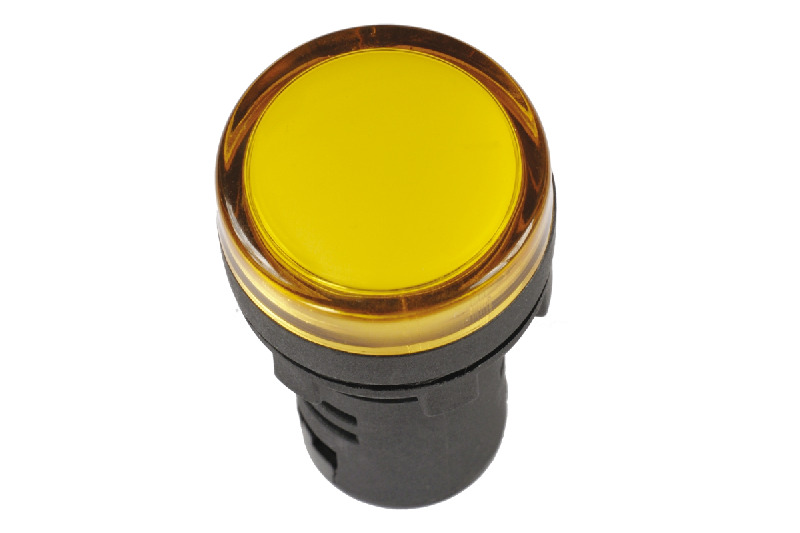 Световой индикатор AD-22DS 12V (LED) желтый