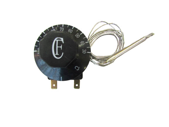 Капиллярный термостат 220V, 30-110°C, 2 контакта