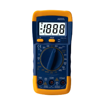 Цифровой мультиметр A830L (сине-оранжевый)