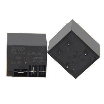 Электромагнитное реле ZND ZD4115K-S-A 12V A4-M, 30A, 250VAC, 28VDC