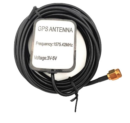 GPS антенна 1575,42 МГц c SMA и PEX на проводе 3 метра (+пигтейл)