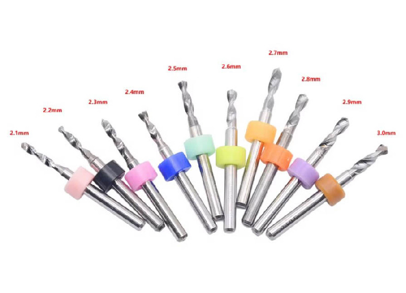 Набор сверел вольфрамовых 2.1-3.0 мм