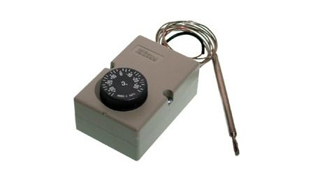 Капиллярный термостат 220V, -30-+30°C 3 контакта в корпусе