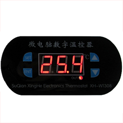 Цифровой терморегулятор XH-W1308 красный дисплей, с датчиком, 220V