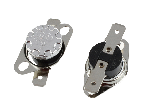 Термореле KSD301, нормально открытый контакт 115С, шаг 5°С