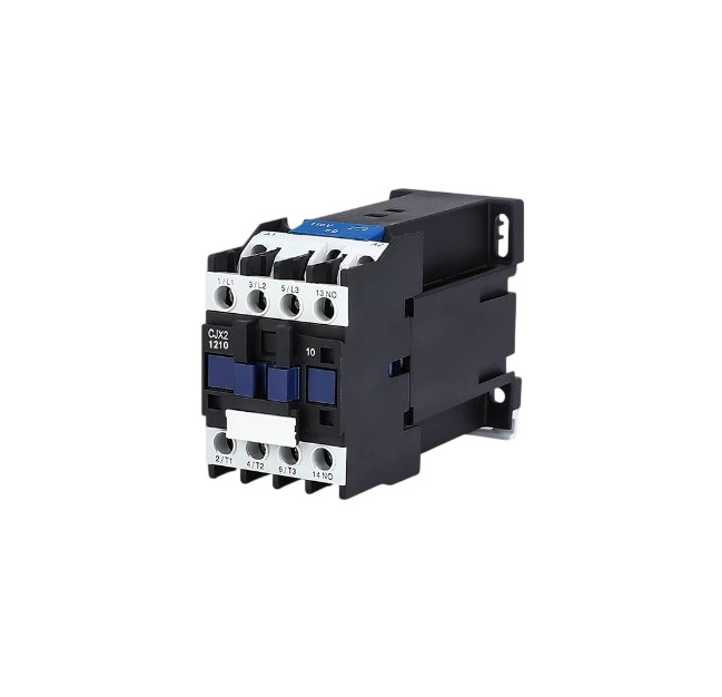 Электромагнитный пускатель CJX2-1210, I=12A, NO, катушка 24VDC