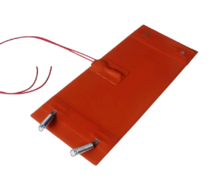 Силиконовый нагреватель 24V 110W 120*300мм с пружинным креплением