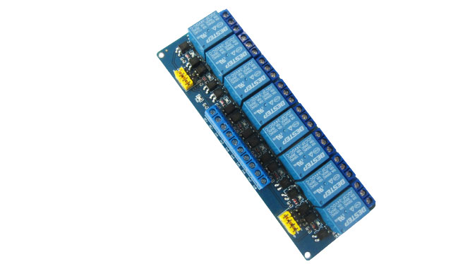 Модуль с восемью реле 3,3V, 10A (Bestep 8)